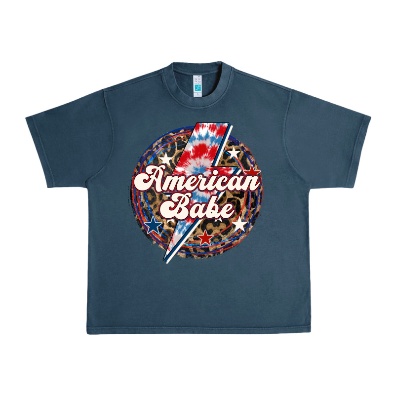 Western American Babe Patriotic Urban Heavy Tee by LillyAllenDesigns | Teevron