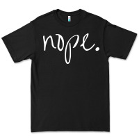 Black funny nope Premium Tee - linhVisuals