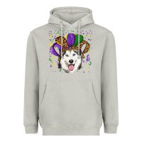 Moon Dust mardi gras hat husky Heavyweight Hoodie - RanaPortraitStore