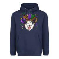 Navy mardi gras hat husky Heavyweight Hoodie - RanaPortraitStore
