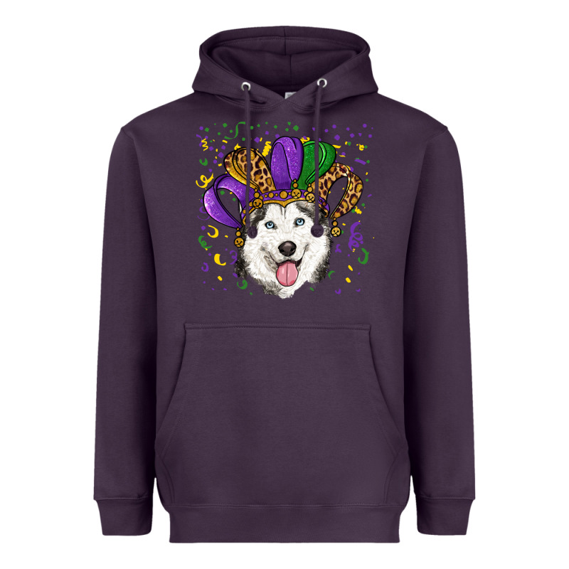 Mardi Gras Hat Husky Heavyweight Hoodie by RanaPortraitStore | Teevron