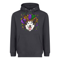 Smoke mardi gras hat husky Heavyweight Hoodie - RanaPortraitStore