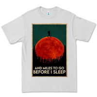 Dove Grey hiking and miles to go before i sleep Premium Tee - linhVisuals