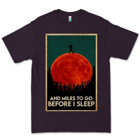 Plum hiking and miles to go before i sleep Premium Tee - linhVisuals