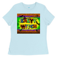 Baby Blue salty witch tumbler Ladies Tee - BundleAndBundleShop