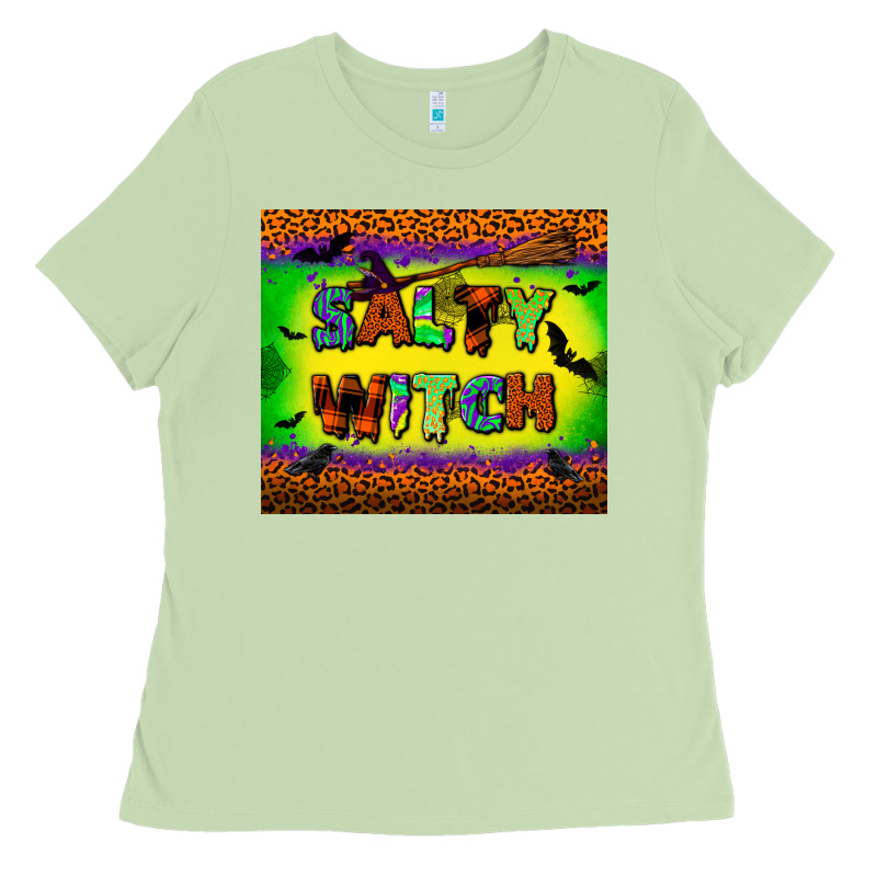 Salty Witch Tumbler Ladies Tee by BundleAndBundleShop | Teevron