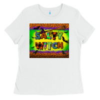 White salty witch tumbler Ladies Tee - BundleAndBundleShop
