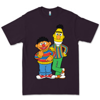 Plum bert and ernie Premium Tee - linhVisuals
