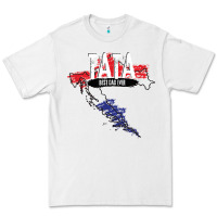 White mens tata croatian father croatia bester papa father's day Premium Tee - linhVisuals