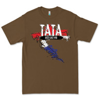 Cacao mens tata croatian father croatia bester papa father's day Premium Tee - linhVisuals