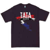 Plum mens tata croatian father croatia bester papa father's day Premium Tee - linhVisuals