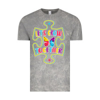 Cloud Rock Let s Grow Together Vintage Tee - CowhideDigitalArt