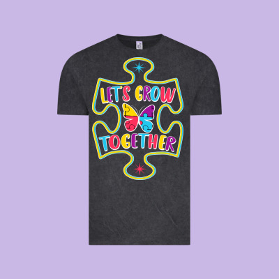 Let S Grow Together Vintage Tee Designed By Cowhidedigitalart