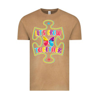Vintage Camel Let s Grow Together Vintage Tee - CowhideDigitalArt