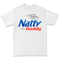 White mens natty daddy dad bod light humor beer lover father's day Premium Tee - linhVisuals