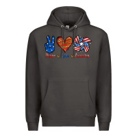 Smoke Peace Love America Premium Hoodie - Jasminsmagicworld