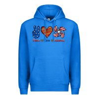 True Royal Peace Love America Premium Hoodie - Jasminsmagicworld