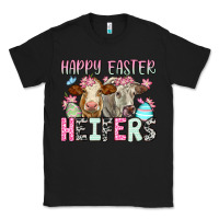 Black Happy Easter Heifers Classic Tee - OliviaCreatesArt