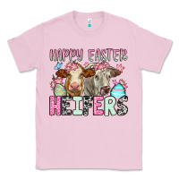 Bubblegum Pink Happy Easter Heifers Classic Tee - OliviaCreatesArt
