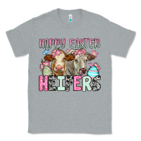 Heather Grey Happy Easter Heifers Classic Tee - OliviaCreatesArt