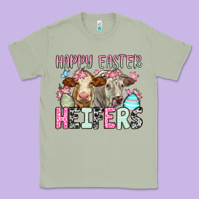 Happy Easter Heifers Classic Tee Designed By Oliviacreatesart