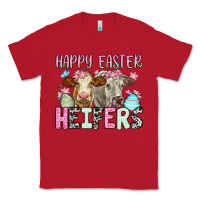 Red Happy Easter Heifers Classic Tee - OliviaCreatesArt