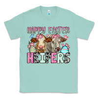 Seafoam Happy Easter Heifers Classic Tee - OliviaCreatesArt