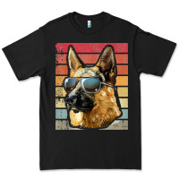 Black retro vintage german shepherd german shepherd dog gift Premium Tee - linhVisuals