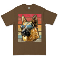 Cacao retro vintage german shepherd german shepherd dog gift Premium Tee - linhVisuals