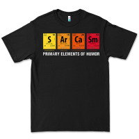 Sarcasm Elements Of Humor Periodic Table Graphic Premium Tee | Teevron