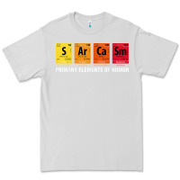 Dove Grey sarcasm elements of humor periodic table graphic Premium Tee - linhVisuals