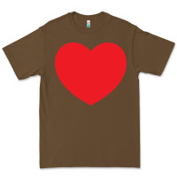Cacao big heart Premium Tee - linhVisuals