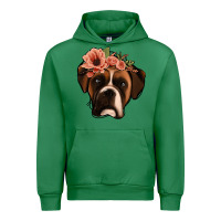 Emerald floral boxer Urban Hoodie - Jasminsmagicworld