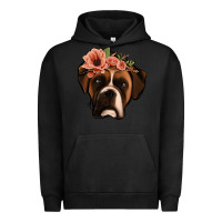 Pigment Black floral boxer Urban Hoodie - Jasminsmagicworld
