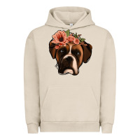 Pigment French Oak floral boxer Urban Hoodie - Jasminsmagicworld