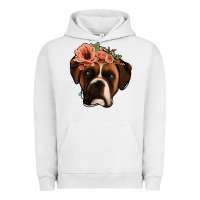 Floral Boxer Urban Hoodie | Teevron