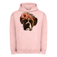 Pigment Salmon floral boxer Urban Hoodie - Jasminsmagicworld