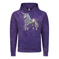 Cloud Purple Unicorn Vintage Hoodie - LillyAllenDesigns