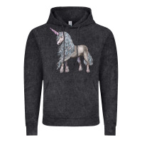 Vintage Black Unicorn Vintage Hoodie - LillyAllenDesigns