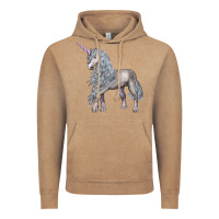 Vintage Coffee Unicorn Vintage Hoodie - LillyAllenDesigns