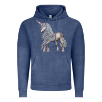 Vintage Denim Unicorn Vintage Hoodie - LillyAllenDesigns