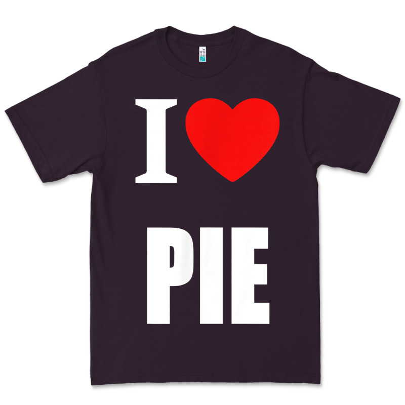Retro Vintage Classic I Love Pie For Pie Lovers Cooks Chefs T Shirt Premium Tee by linhVisuals | Teevron