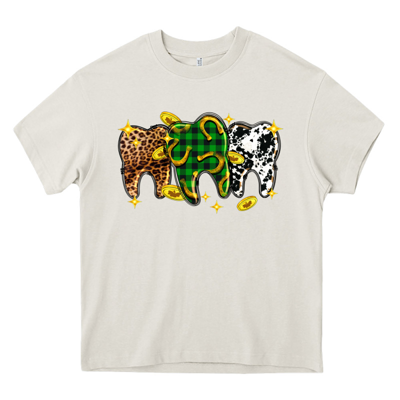 St. Patrick's Day Dental Heavy Core Tee by OliviaCreatesArt | Teevron