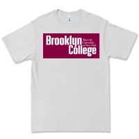 Dove Grey Brooklyn College Premium Tee - linhVisuals