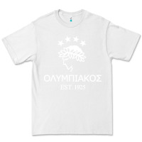 White olympiakos greek Premium Tee - linhVisuals