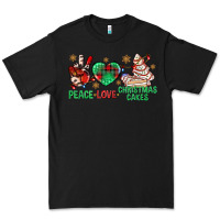Black peace love christmas cakes bbs Premium Tee - BundleAndBundleShop