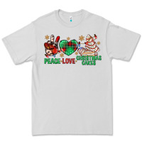 Dove Grey peace love christmas cakes bbs Premium Tee - BundleAndBundleShop