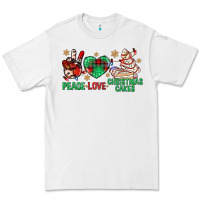 White peace love christmas cakes bbs Premium Tee - BundleAndBundleShop