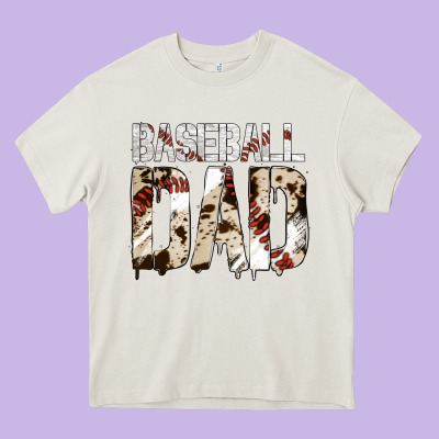 No Background Baseball Dad Heavy Core Tee Designed By Jasminsmagicworld