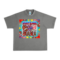 Tornado Football Mama Urban Heavy Tee - CowhideDigitalArt